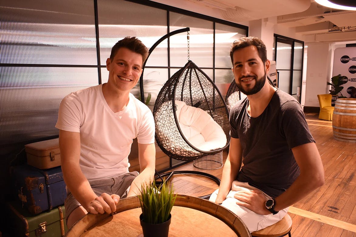 Co-Founders of CoBlox: Philipp & Thomas